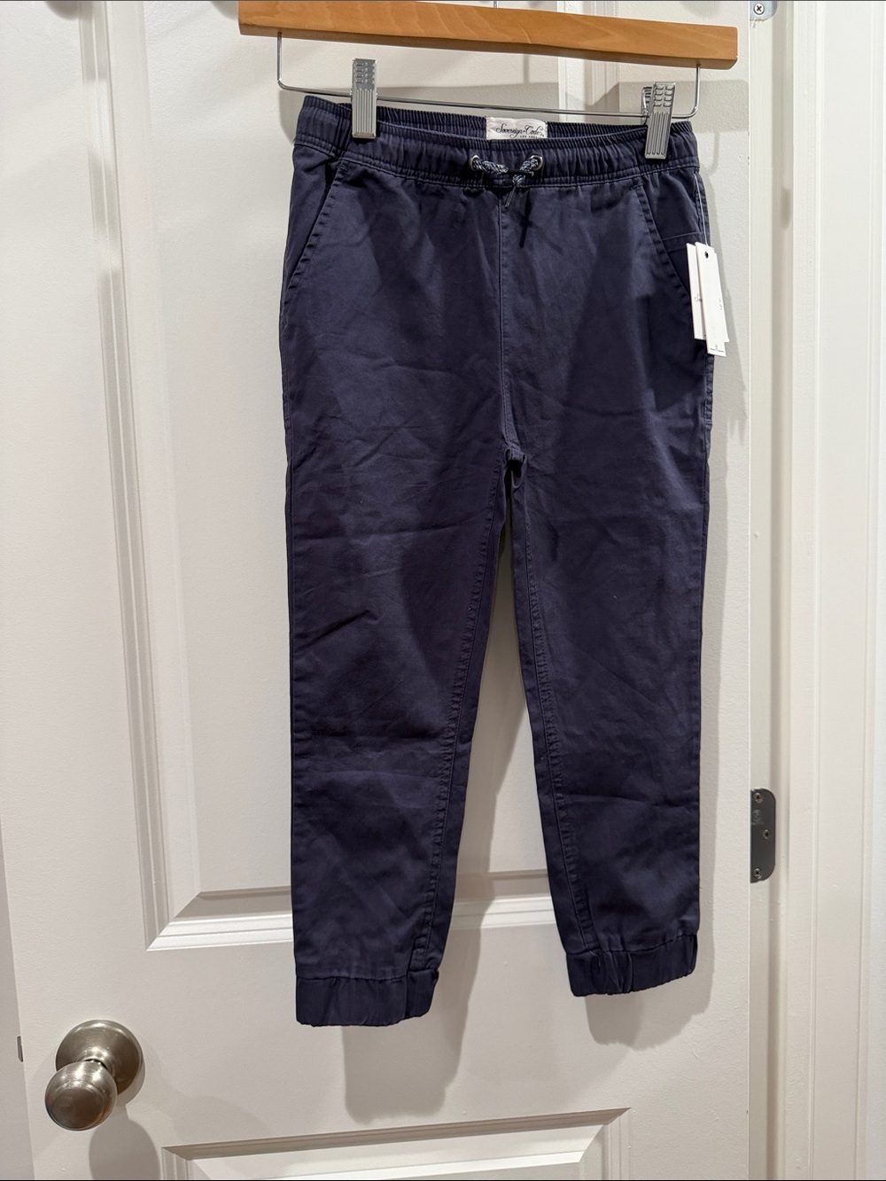Sovereign Code Navy Elastic Waist Joggers